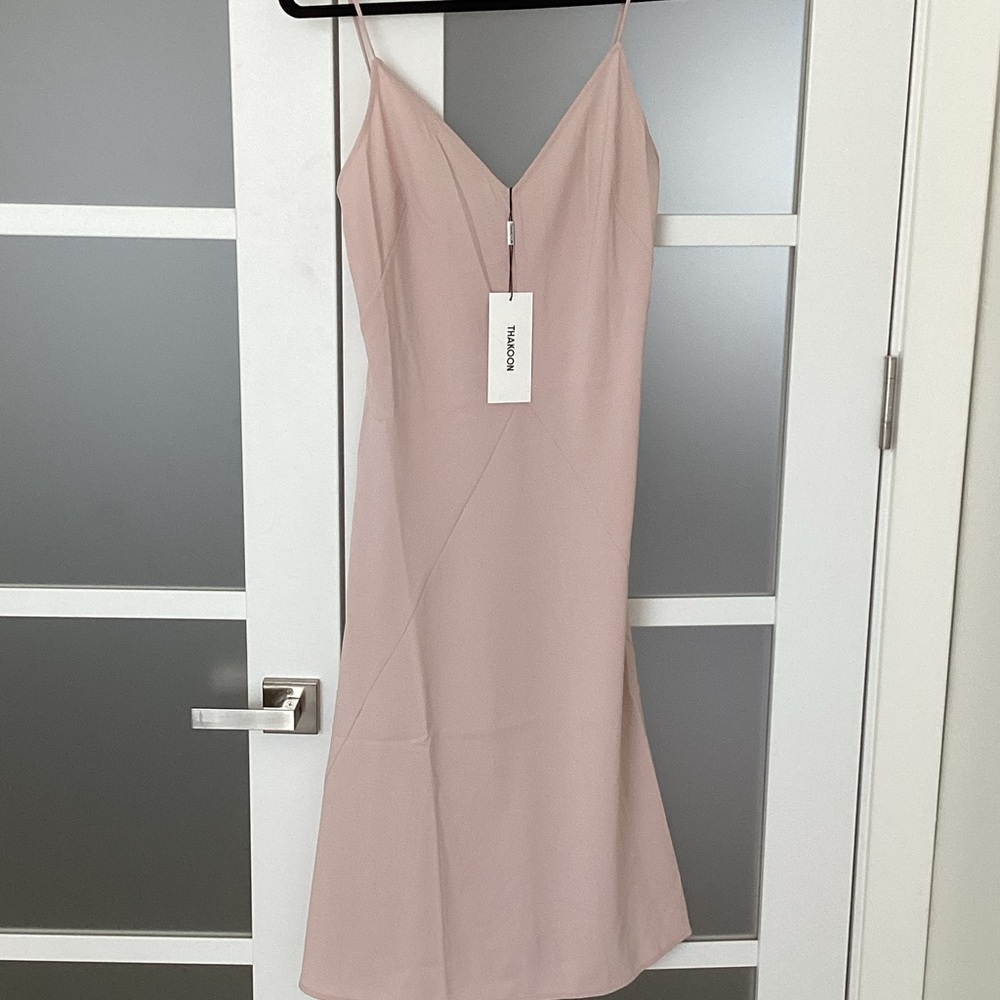 Thakoon Blush Slip Midi Dress NWT size 8